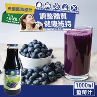在飛比找ihergo愛合購優惠-免運!【天廚】100%天然藍莓汁/山桑子1000ml/(大)