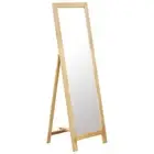 Freestanding Mirror 48x46.5x150 cm Solid Oak Wood Full Length Dressing Mir 47454