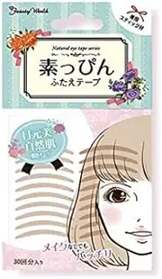 JAPAN LUCKY TRENDY BEAUTY WORLD Natural Double Side Eye Tape 30 Pairs