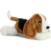 Aurora World Flopsie Toy Basset Hound Plush, 12"