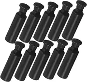 [Generic] 10pcs Metal Lace Terminators for Hoodies and Jackets Stylish Drawstring Stoppers Durable Cord Locks for Sweatshirts Fashionable Shoelace Ends Tips for Outdoor and Daily Wear