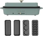 4 in 1 Multi-Functional Electric Griddle,Mini Takoyaki Maker,Waffle Iron Machine,Sandwich Maker with Removable Plates,Panini Press & Toastie Maker,Breakfast Machine