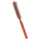Round Styling Hair Brush Curling Roller Hairbrush Small Wood Brush Unisex Fo DSO