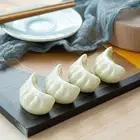 Design Creative Solid Ceramic Chopstick Rest Dumpling Shape Japanese style