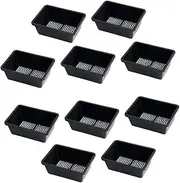FONDOTIN 10 Pcs Germination Trays Lightweight Plant Nursery Tray for Succulent Growth Easy to Use Sowing Plate for Seedlings and Propagation Durable Safe Design