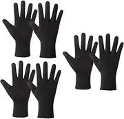 [Kisangel] 3 Pairs Finger Gloves Waterproof Winter Riding Gloves Touch Screen Function for Cold Weather