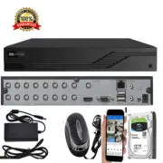 16CH BNC Vidieo Hybrid Full HD DVR Audio in, Audio out Security System +2TB