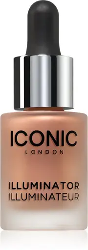 ICONIC London Illuminator Liquid Highlighter with Color Dropper Blush 13.5 ml