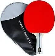 Palio Expert 3.0 Table Tennis Bat & Case - ITTF Approved, Beginner Ping Pong-AU