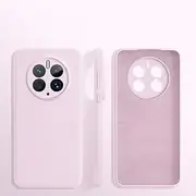 Phone Protection Compatible with Huawei Mate 50 Pro Case,[Full Camera Protection] Silicone Shockproof Protective Full Covered Soft Gel Rubber Case Protective Cover with Anti-Scratch Soft Microfiber Li