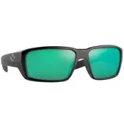 Costa Fantail Pro Matte Black Sunglasses w/Green Mirror 580G 06S9079-90790260