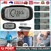 3D Sensor Pedometer Step Walking Distance Calorie Counter Jogging Running+Clip﻿