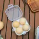 露營雞蛋收納盒4格款 雞蛋保鮮盒 雞蛋分格盒 雞蛋收納盒 蛋盒 冰箱保鮮盒 萬用收納盒 (3.6折)