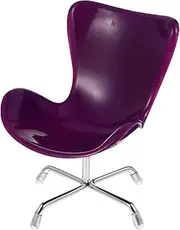 Yardwe Miniature House Armchair Boys and Girls Miniature Toy Purple Mini Chair for Boys and Girls