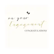 Hammond Gower Piano On Your Engagement Congratulations Card - 15.5x15.5cm