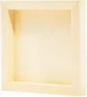 6 Pack Unfinished Wood Canvas Boards - 6X6 Square Wooden Panels for Crafts and P