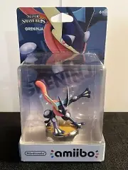 Nintendo Amiibo Super Smash Bros. Series Greninja For WiiU, 2015. New, Sealed!