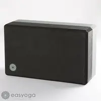 在飛比找PChome商店街優惠-easyoga 瑜珈磚 高優質瑜珈磚 50D - 黑/鐵灰 