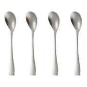 Stainless Steel Mini Coffee Espresso Spoon Dessert Teaspoons Small Soup Spoon...