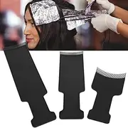 Balayage Marking Board with Teeth and Brush Set, 3 Piece Hair Dye Paddle Comb for Hair Coloring, Salon and DIY Use