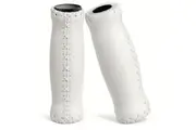 CyclingDeal MTB Bike Grips Bicycle Handlebar Grips - MTB Grips Bike Handlebar Grips Great for Beach Cruiser - Soft Cushioned Thick Vinyl 125mm - White
