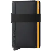 Secrid Bandwallet Compact RFID Wallet - Black / Ochre (TPU)