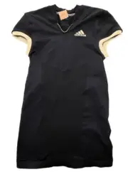 Adidas Techfit Football Shirt Mens Large Navy Blue Compression Shirt New