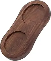 MAGICLULU Wood Pepper Mills Grinder Stand Non-Slip Base Stable Support for Salt Pepper Shakers Ideal for Kitchen and Dining Table