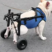 在飛比找樂天市場購物網優惠-寵物狗狗輪椅車腿殘受傷助行器貓康復代步小推車可上廁所輔助走路