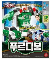 Hello Carbot PRUDIBOOM Transformer Robot Police Car Toy with Cube Pack Korean