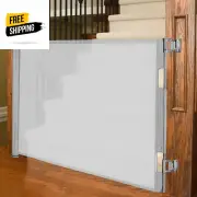 Retractable Baby Safety Gate - Durable Portable Mesh Baby Gate/Dog Gate, Extra