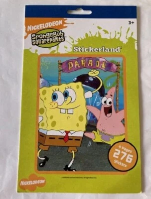 Spongebob Squarepants Stickerland Sticker Book (276+ stickers)