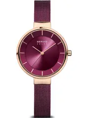 Bering 14631-969 Purple Stainless Steel Womens Watch
