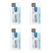 4X TempU05 Temperature Data Logger 60 Days Disposable Temperature Analyzer6077