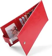 [Huztencor] Womens Leather Credit Card Holder Wallet RFID Blocking Wallet Women Card Case Purse