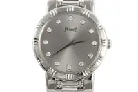 在飛比找Yahoo!奇摩拍賣優惠-Piaget 伯爵 Dancer 系列18K白金女用腕錶