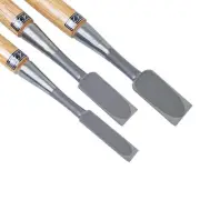 3 Pcs Set Chisel Woodworking Carpentry Tools Oire Nomi With Box Made in Japan
