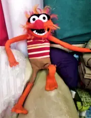ANIMAL HAND CRAFTED PUPPET TOY MUPPETS SESAME STREET ELMO BERT ERNIE KERMIT ART