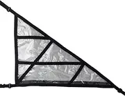 GENERIC Car Ceiling Cargo Net | New Car Ceiling Storage Bag | Triangle Car Ceiling Cargo Net Pocket | Three-Handle Model | Double-Layer Mesh Car Roof Storage Organizer for Truck SUV, KJI5875SDMAKH29GA
