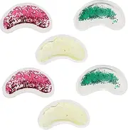 Outanaya 6pcs U-shaped Eye Gel Pads Gel Cooling Eye Patches for Reusable Ice Packs for Hot Cold Therapy for Summer Relief