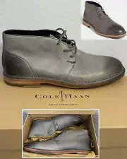 COLE HAAN Glenn Chukka Boots Gull Grey Men's sz 10.5 C11778 Brand New