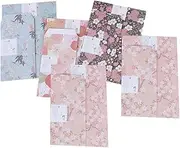 SECFOU 45pcs Flower Printing Stationery Includes Letter Paper Envelopes Styles for Creative Note Writing and Correspondence for Personal Use