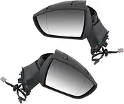 Door Mirror For Ford For ECOSPORT 2011 2012 2013 2014 2015 2016 2017 Heated Dark Grey Wing Mirror 7 Wires Door Mirror Assembly Door Mirror Assembly(1pair)