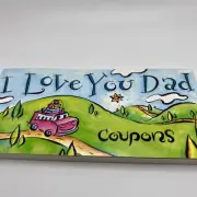 Vintage Father’s Day Card Coupon Book 60 Coupons Sourcebooks New Old Stock USA