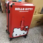 *全新HELLO KITTY 50週年行李箱「硬殼 行李箱 24吋(紅款) $1680