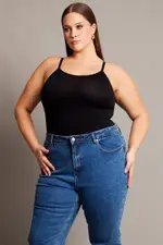 Black Shaping Singlet Top