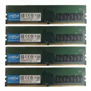 Crucial 4x 16GB 1RX8 PC4-2133P DDR4 17000MHz 288Pin UDIMM Desktop Memory RAM"hp