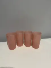 Tupperware Set Of 4 Tumblers 12 Ounces New