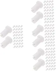 SOESFOUFU 4sets Cluster Lash Eyelash Storage Tank Bottle Lash Extension Supplies 100pcs*4