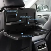 Universal Car Auto Back Seat Folding Table Drink，Food Cup Tray Holder Stand Desk (for: Audi)